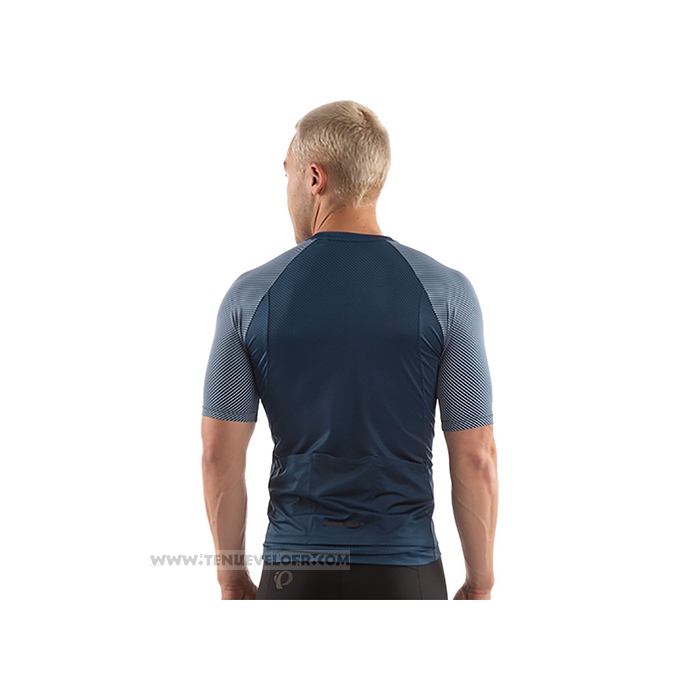 2021 Maillot Cyclisme Pearl Izumi Fonce Bleu Manches Courtes et Cuissard